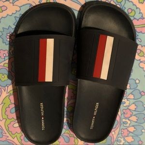 Lightly used Tommy Hilfiger slides